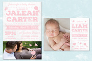 Chalk Baby Shower + Announcement, a Flyer Template by SkyvaraSupply (Thumbnail 4 of 4)