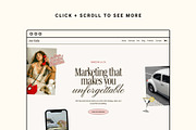 Squarespace 7.1 Template: Josie, a Squarespace Template by Big Cat Creative (Thumbnail 2 of 4)