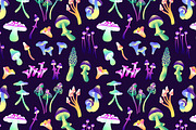 Magic psilocybin mushrooms set, an Object Illustration by PaperTrident (Thumbnail 2 of 3)