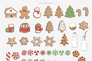 Christmas treats clipart set, an Object Graphic by @olga.angelloz (Thumbnail 2 of 2)