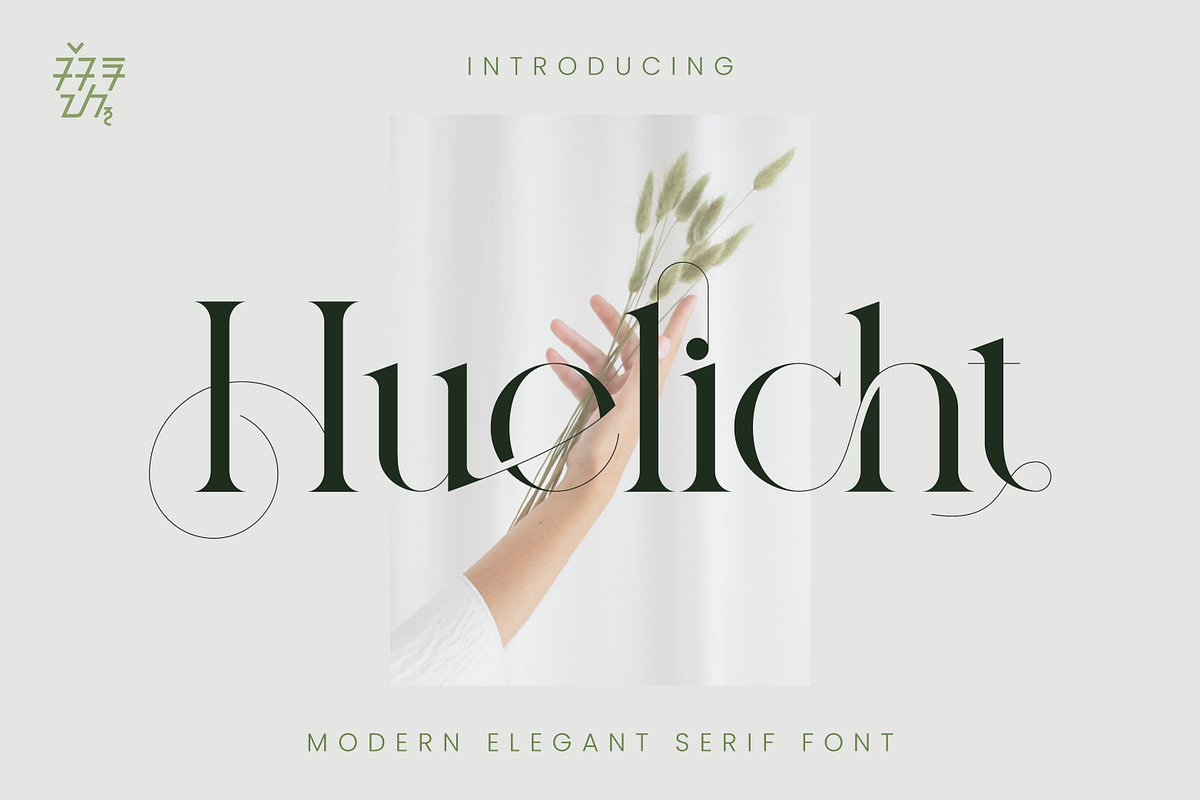 Huelicht | Modern Serif Font, a Serif Font by Kahade Studio (Photo 1 of 15)