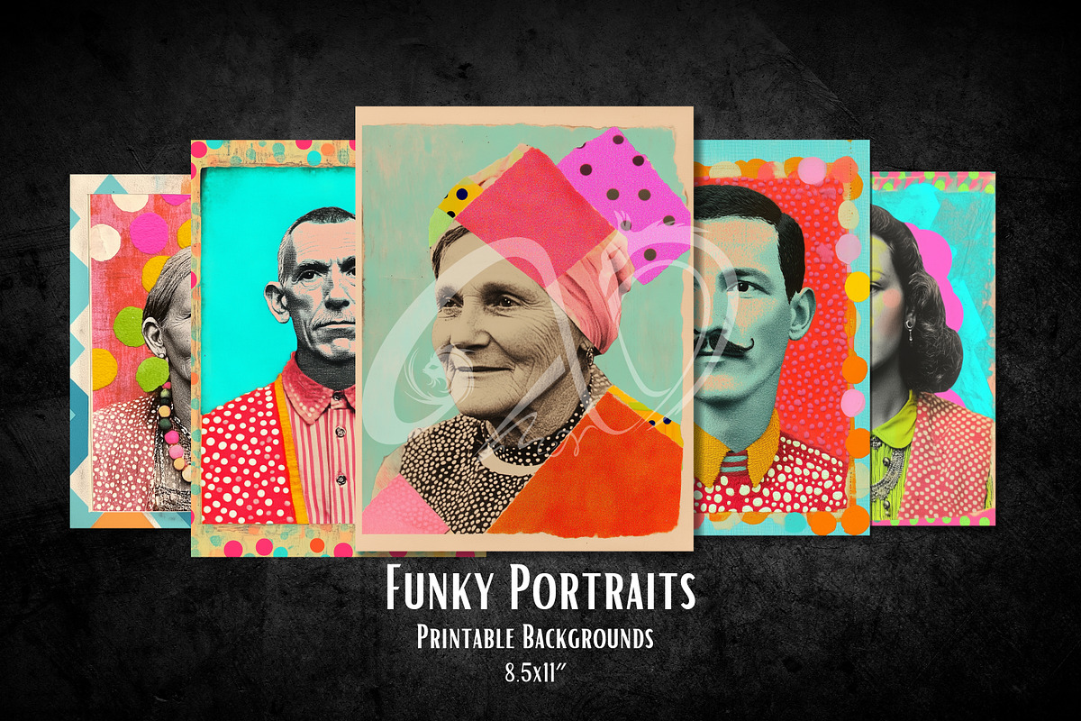Funky Portraits: Artistic Paper, a Person Illustration by NiiiNArt (Photo 5 of 8)