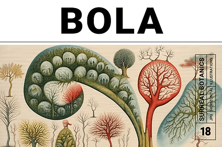 Bola Collection · Surreal Botanics, a Decorative Illustration by milatovar