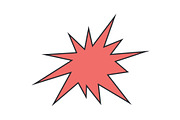 Irregular star shape icons, an Object Graphic by Elena Pimukova (Thumbnail 5 of 16)