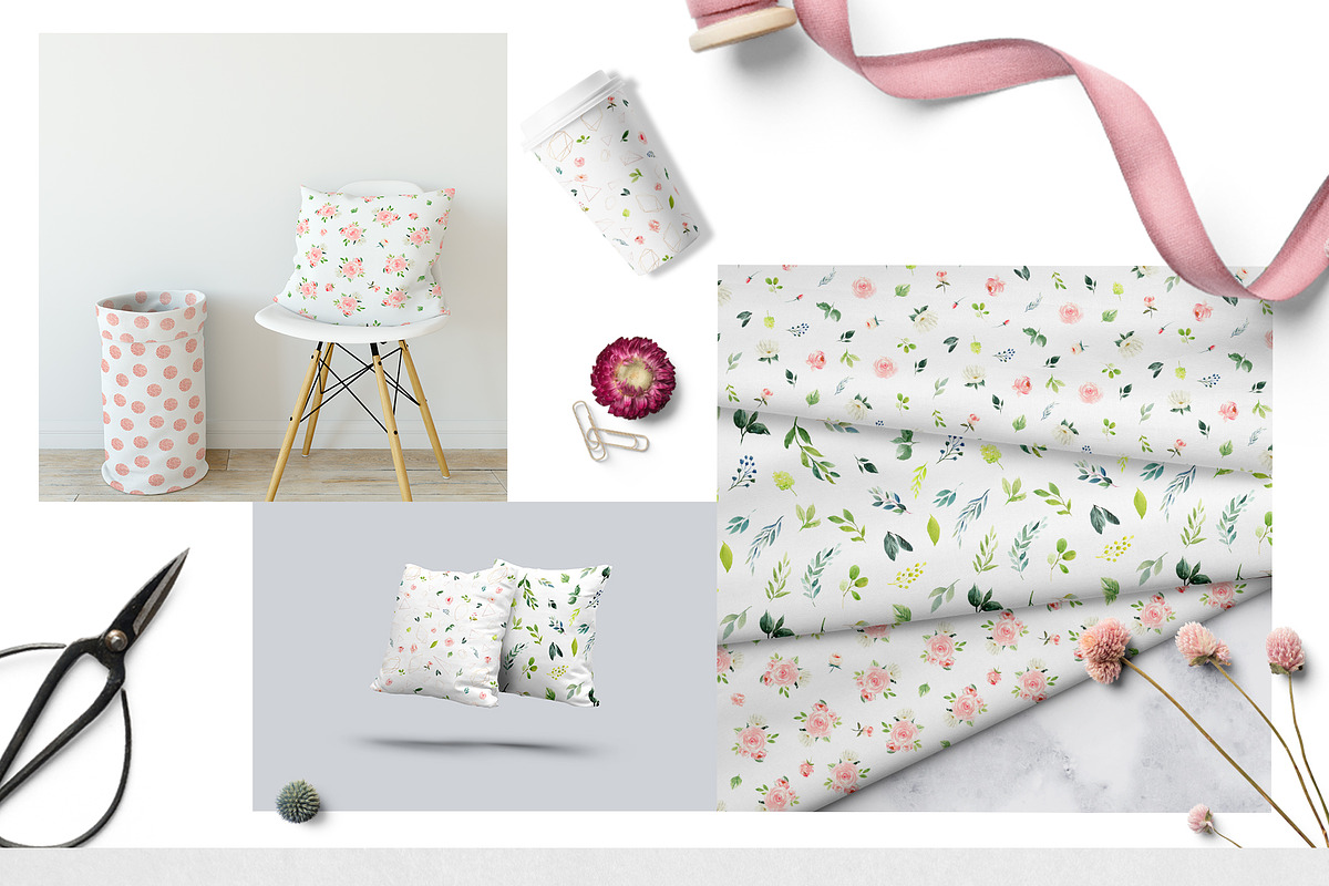 Floral Alphabet Design Set, a Decorative Illustration by Pixavics (Photo 10 of 12)