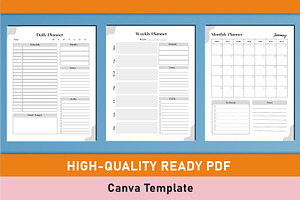 Undated Digital Planner Canva