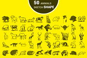 Handmade Animals Vector Shapes, a Shape Add-On by ORCOLOR (Thumbnail 4 of 5)