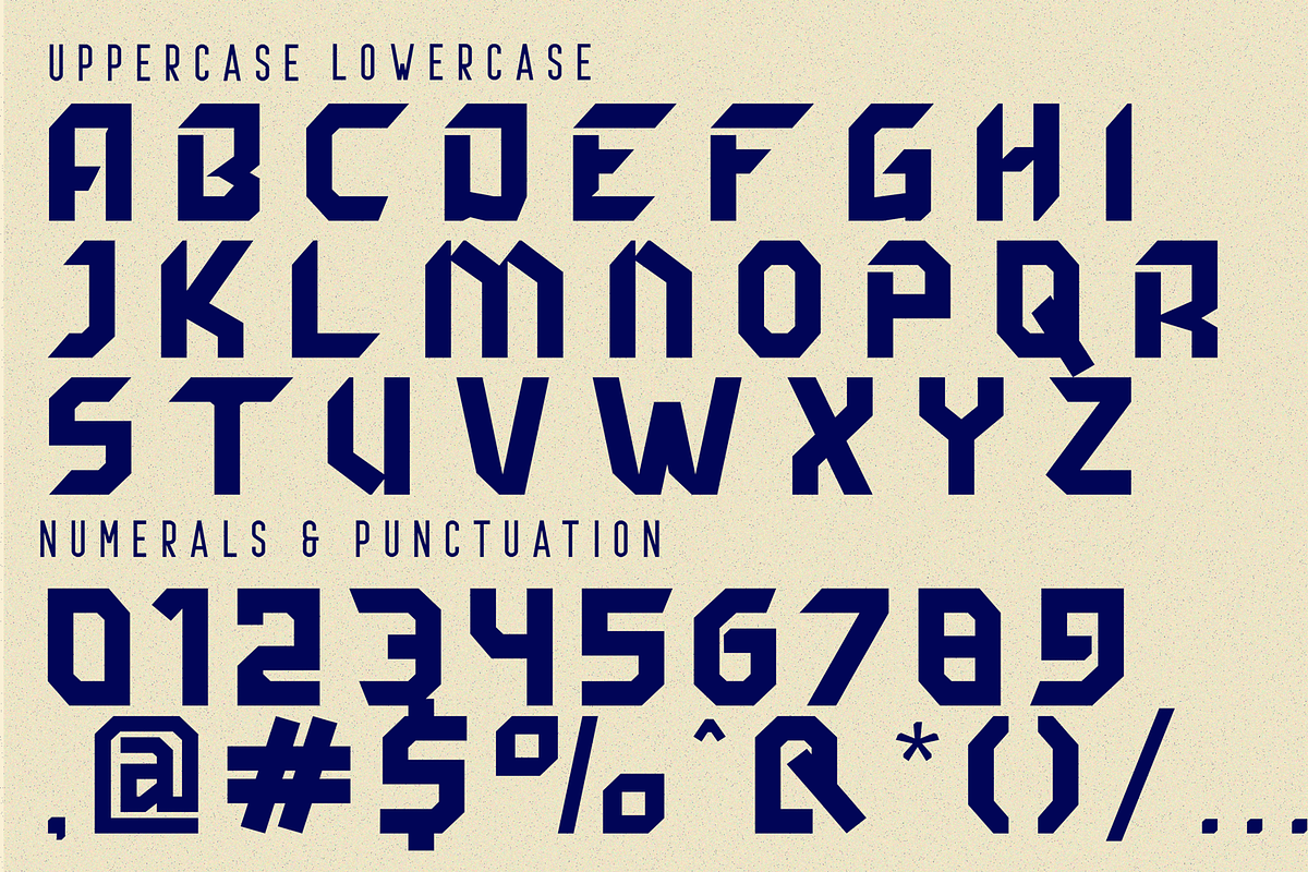 Devotion Ligatures - Futuristic Font, a Sans Serif Font by 177Studio (Photo 7 of 8)