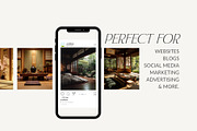 Aesthetic Japandi Home Interiors, an Architecture Photo by HipFonts (Thumbnail 11 of 11)