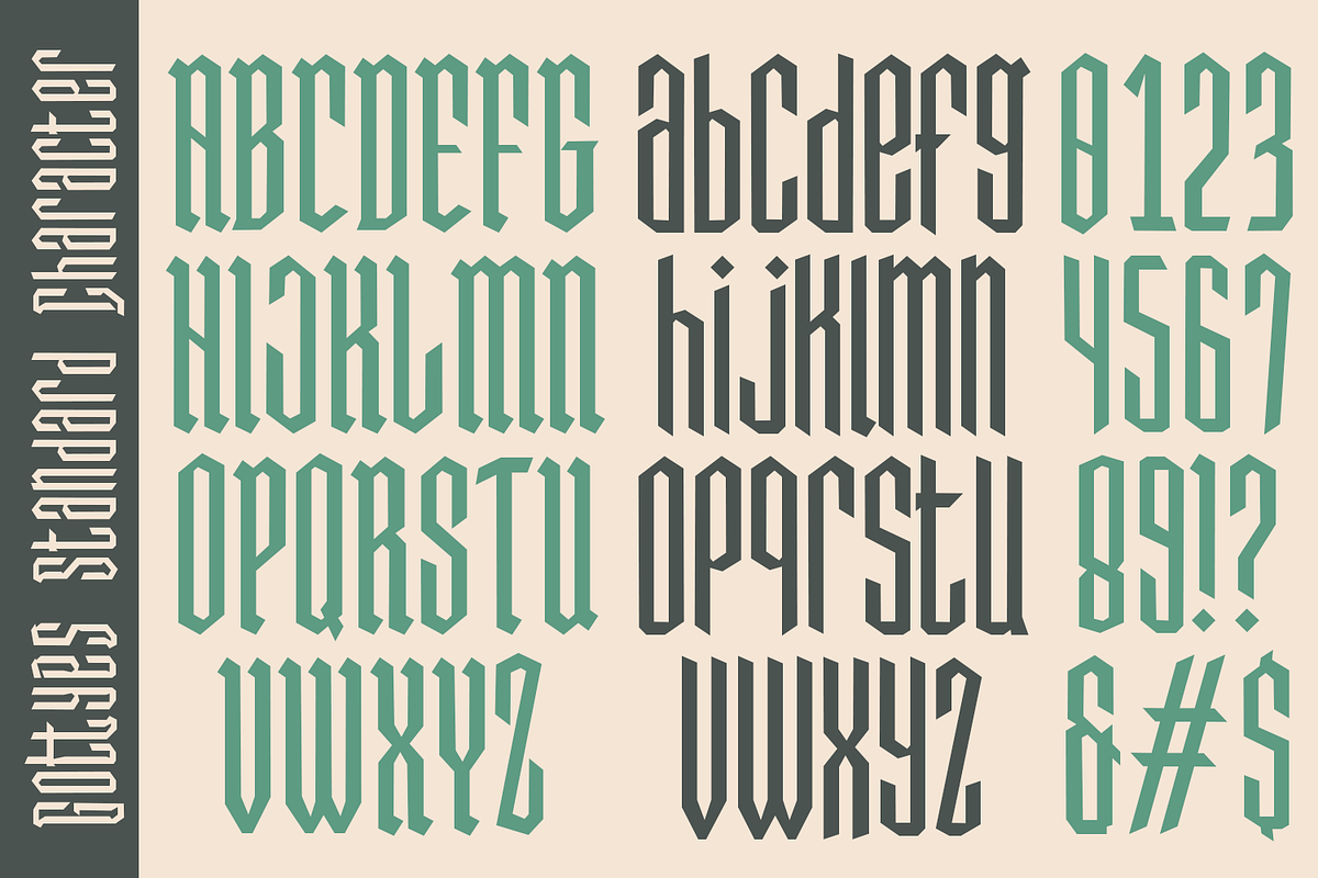Gottyes Display Font, a Sans Serif Font by madeDeduk (Photo 2 of 8)