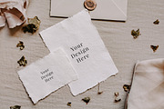 Deckle Edge Paper Mockup Bundle, a Print Template by Barn Owl Studio (Thumbnail 6 of 11)