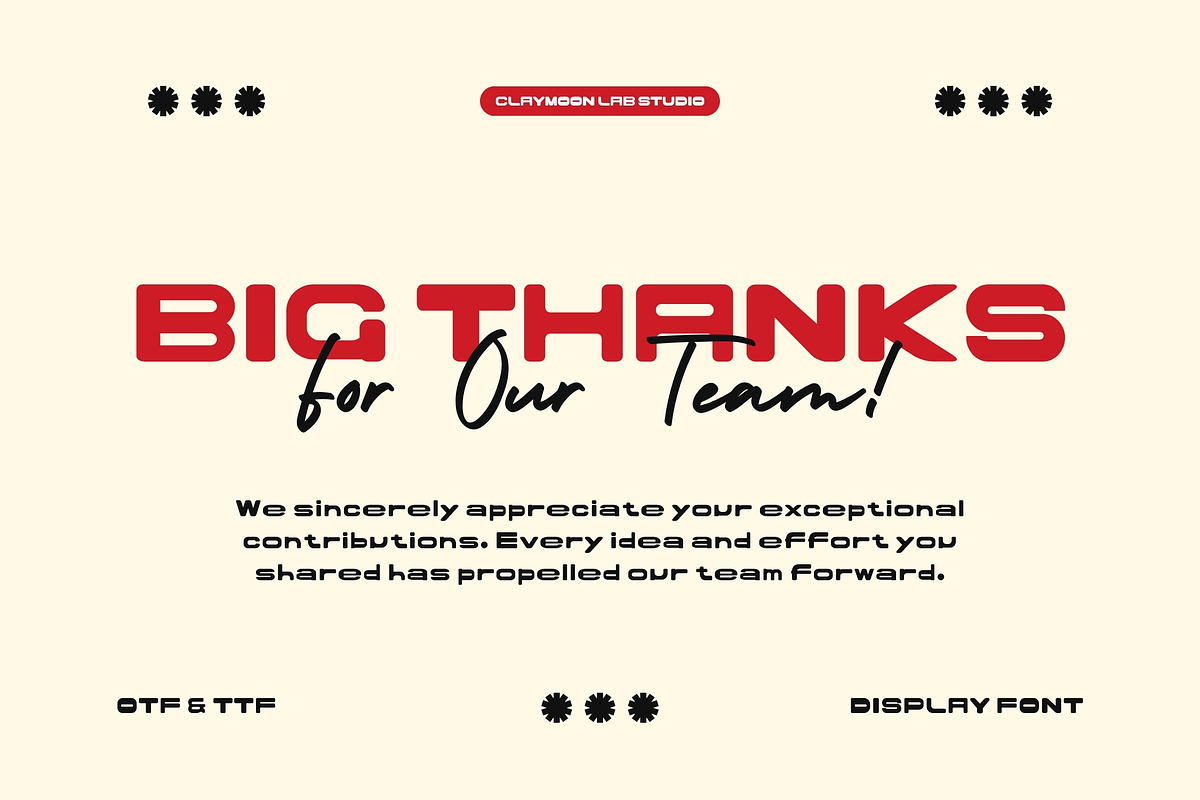 Cranial Bold Futuristic Display Font, a Sans Serif Font by Claymoon Lab (Photo 9 of 9)