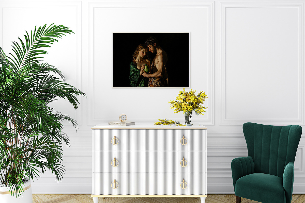 Adam & Eve with Forbidden Fruit Art, a Person Photo by PrintablesByFranklyn (Photo 6 of 8)