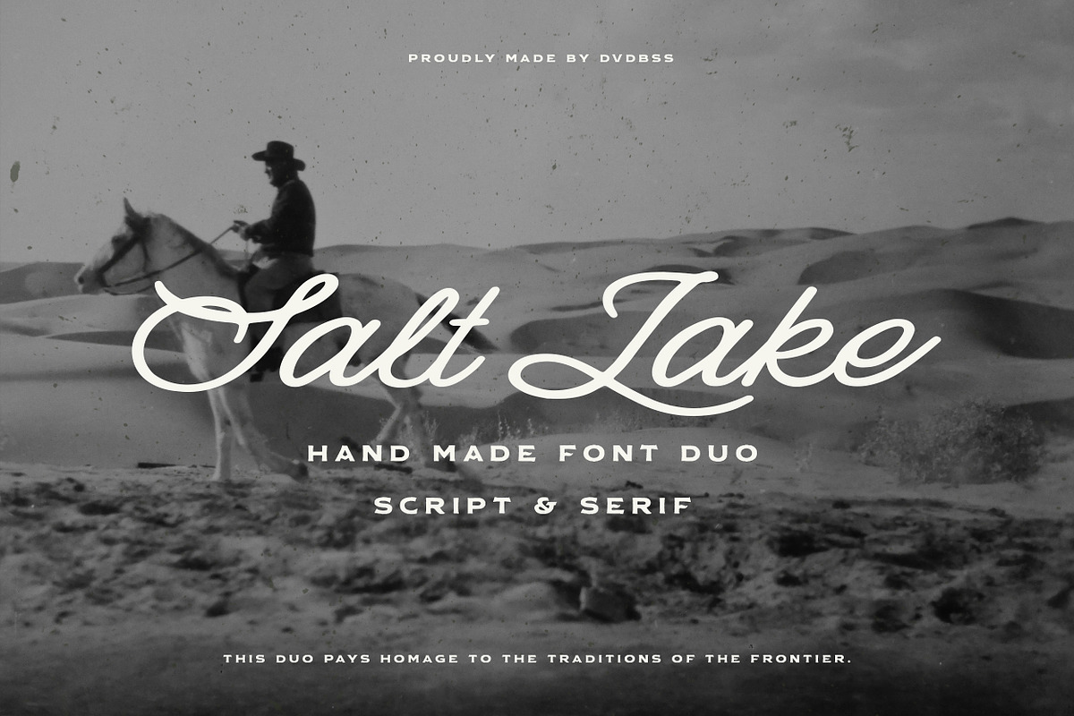 Salt Lake & Extra, a Handwritten Font by Davide Bassu (Photo 1 of 8)