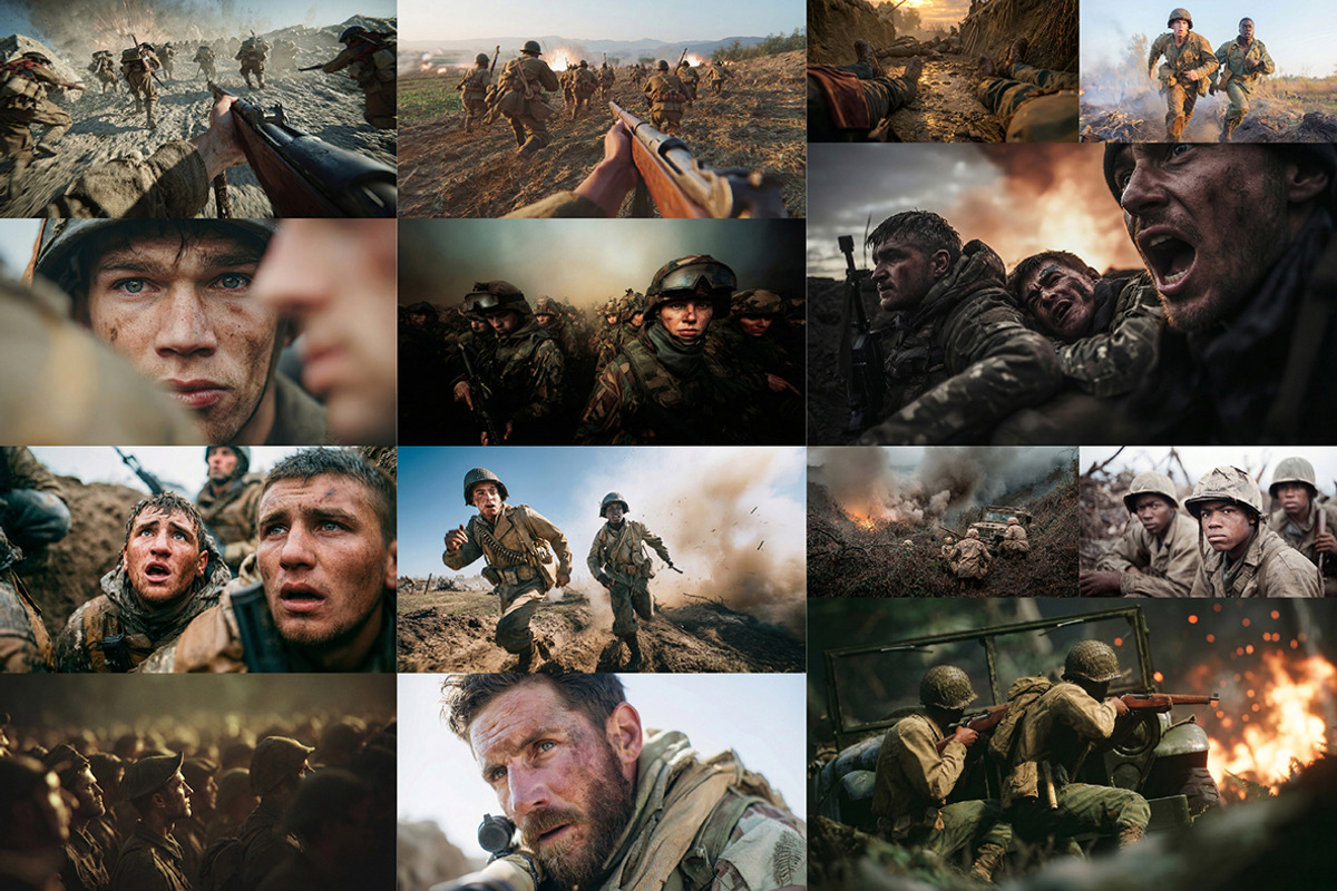 Faces of War - 114 images, a Person Photo by Handmadefont (Photo 2 of 16)