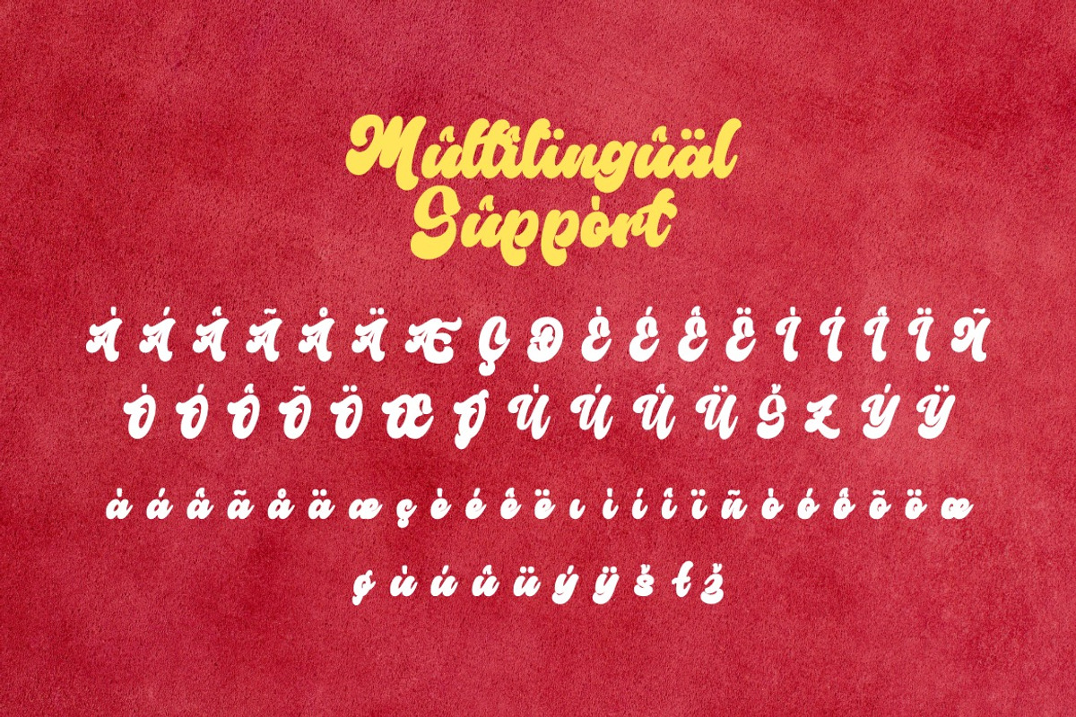 Archid Flower - Retro Handwritten, a Script Font by Dhabee (Photo 4 of 15)
