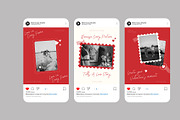 Red White Valentine Instagram Post, a Social Media Template by Neermana (Thumbnail 2 of 4)