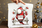 Whimsical Valentine Animals Clipart, an Illustration by OK Design (Thumbnail 6 of 6)