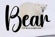 Bear | Script Font, a Script Font by Scratchones (Thumbnail 1 of 6)