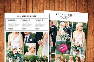 photography pricing template 