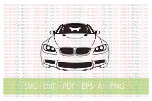 M3 E90 Drift Car Vector