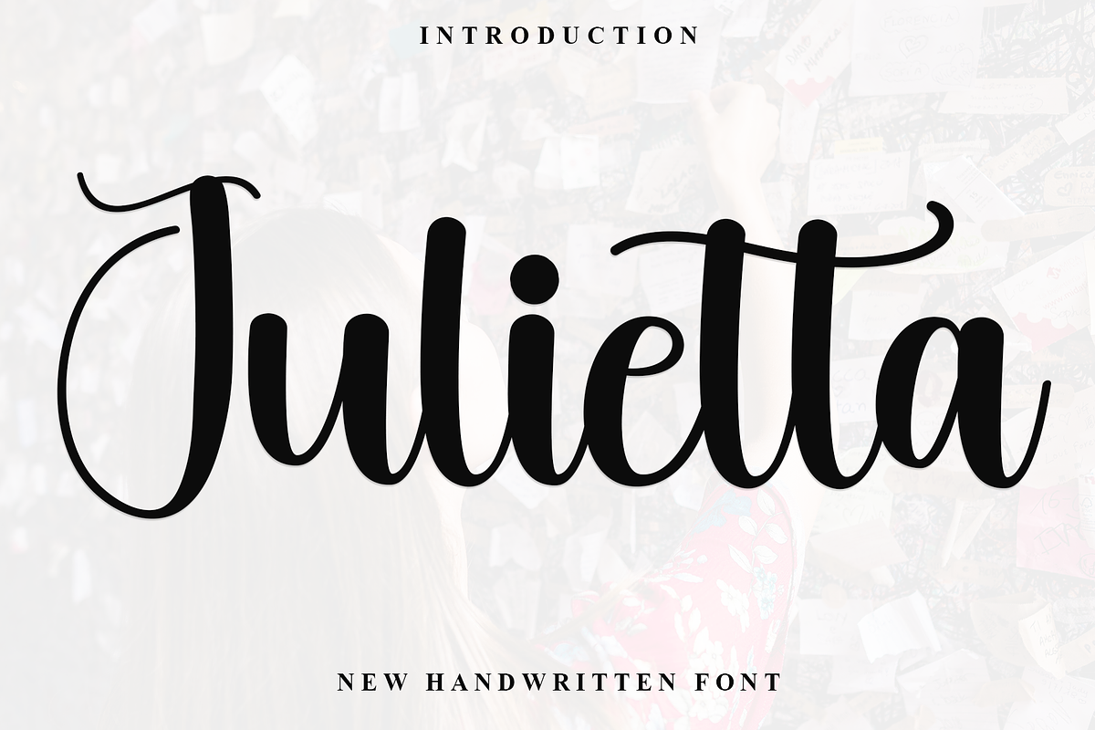 Julietta, a Handwritten Font by FreshTypeINK (Photo 1 of 8)