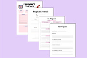Editable MY Pregnancy Journal Canva, a Stationery Template by Shumaya (Thumbnail 4 of 5)