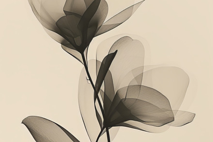 Abstract Black Smoke Floral Design, an Abstract Photo by Natalia Klenova's Shop