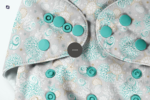 Reusable Cotton Diaper Mockup