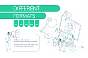 Business Isometric Illustrations, an iPhone Mockup by Boyko Pictures (Thumbnail 3 of 14)