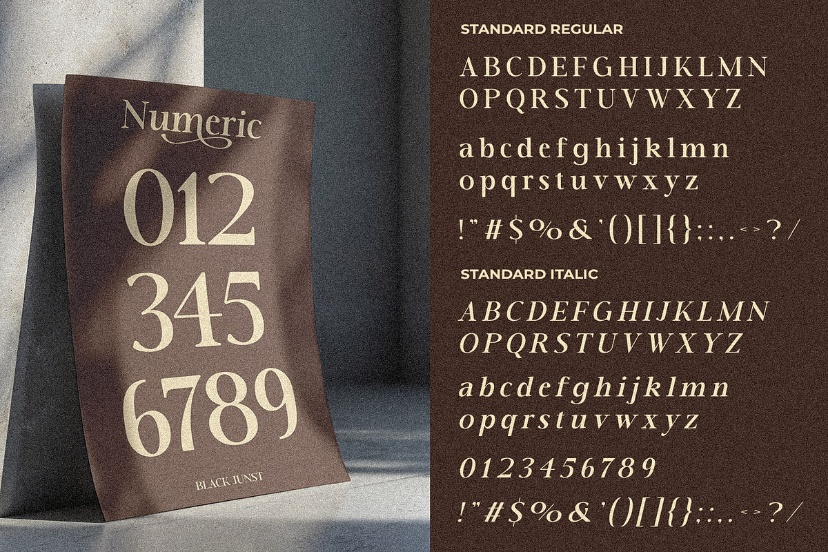 Rabiola Ganesh - Modern Serif, a Serif Font by Black Junst (Photo 8 of 10)