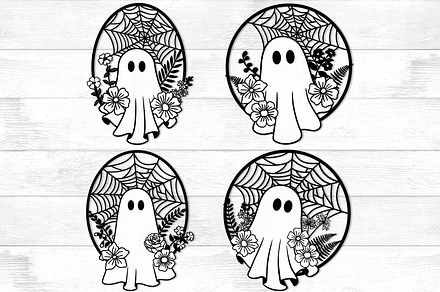 Halloween Ghost SVG Files for Laser