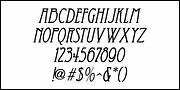 Oddly Nouveau JNL, a Font by Jeff Levine Fonts (Thumbnail 5 of 5)