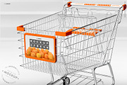 Metal Shopping Cart Branding Mockup, a Product Mockup by INCDesign (Thumbnail 12 of 19)