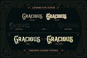 Timegates Typeface + Extras, a Serif Font by Heybing Supply Co. (Thumbnail 3 of 15)