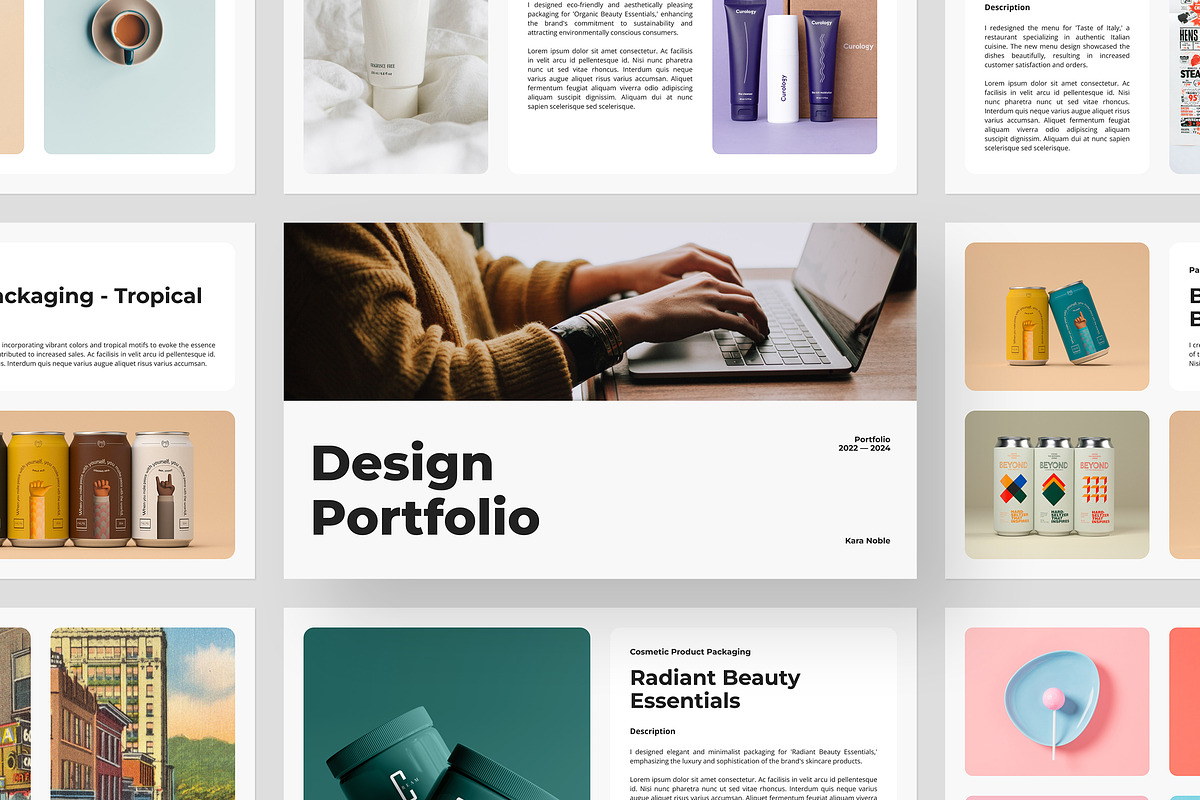 KARA - Portfolio PowerPoint Template, a Presentation Template by Gaize (Photo 1 of 10)