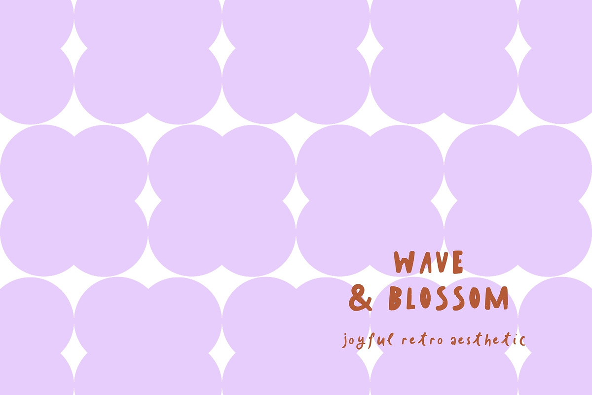 Wave & Blossom Seamless Patterns, a Pattern Graphic by PaperJamLab (Photo 21 of 21)