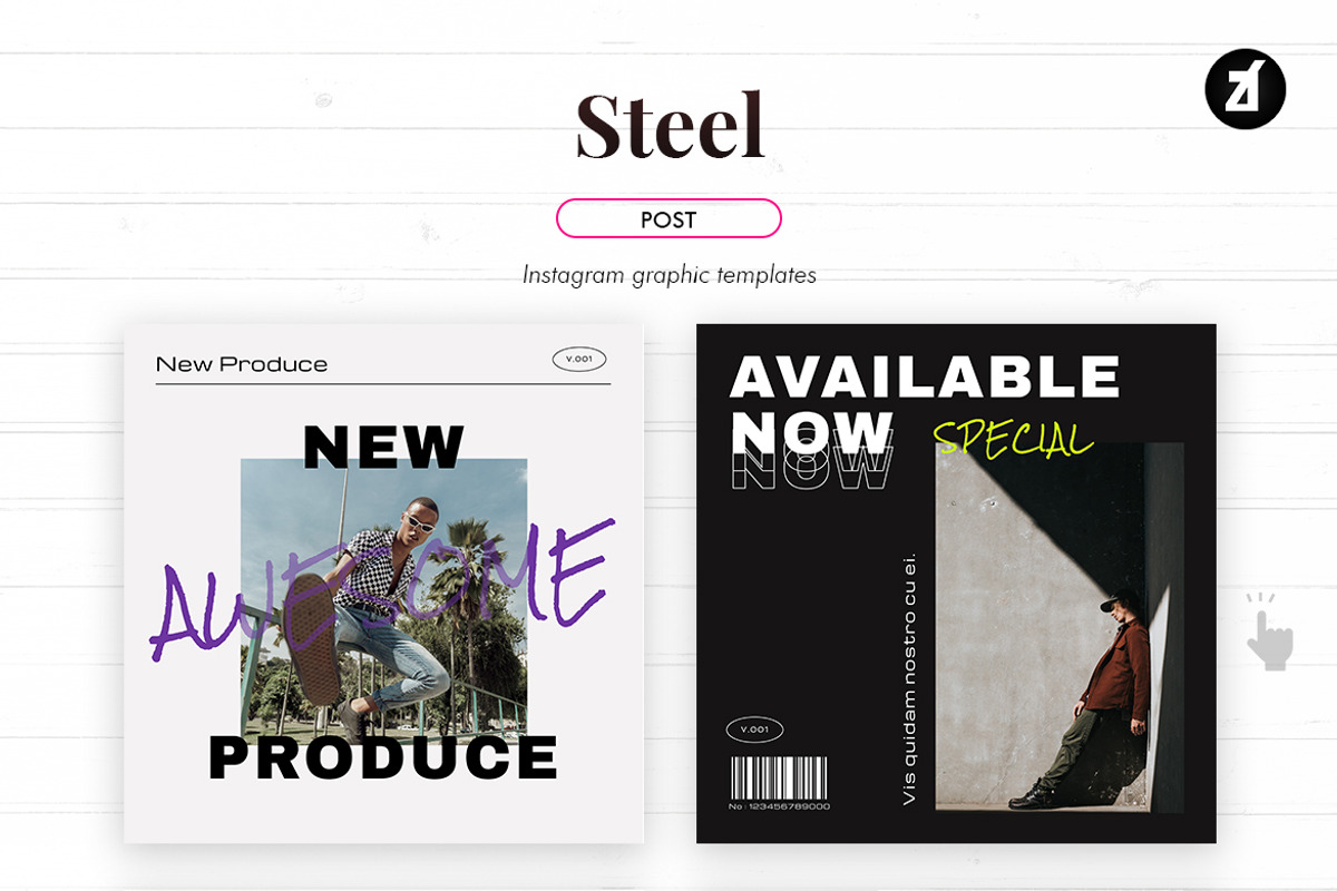 Steel Social media template, a Social Media Template by Chanut is industries (Photo 2 of 11)