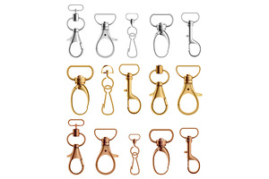 Metal swivel snap hooks, an Object Illustration by Yayasya