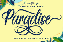Paradise | Handwriting Calligraphy