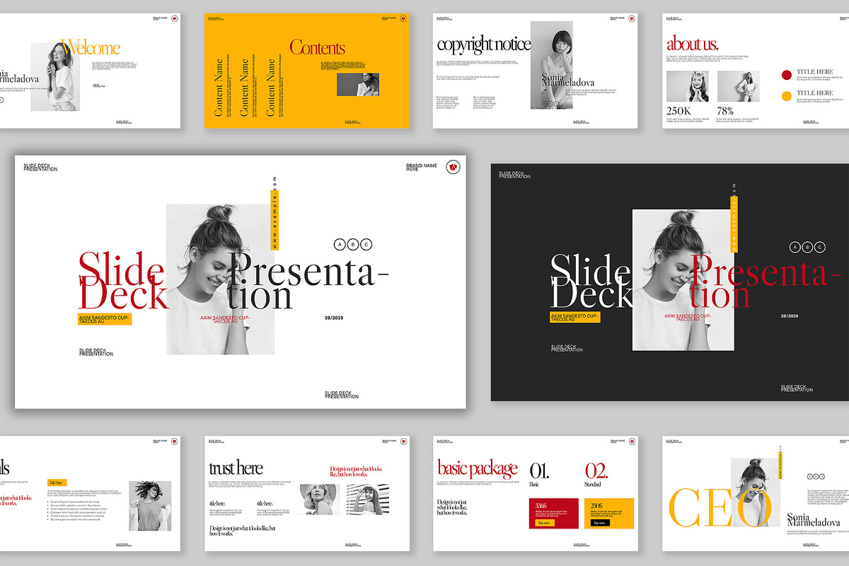 Slide Deck Presentation Template