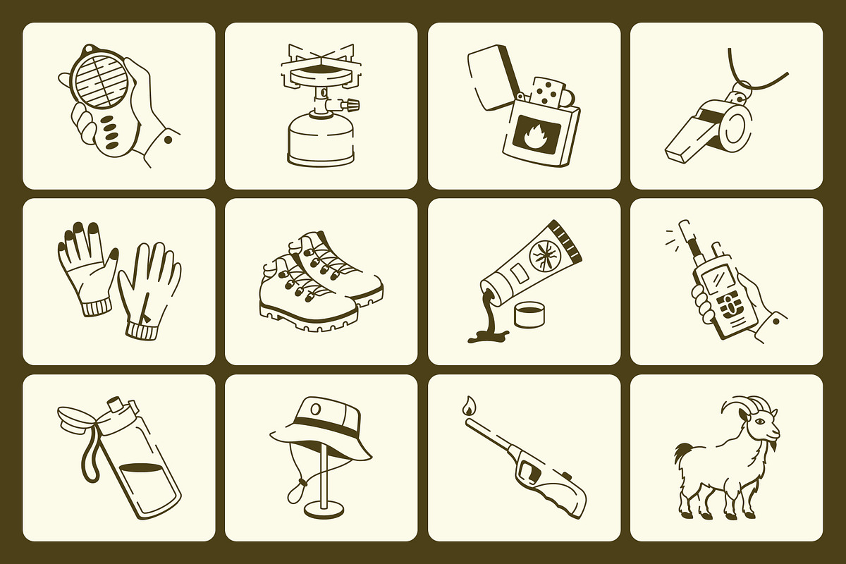 Animated Adventure Drawing, an Outline Icon by Vectors Market (Photo 3 of 5)