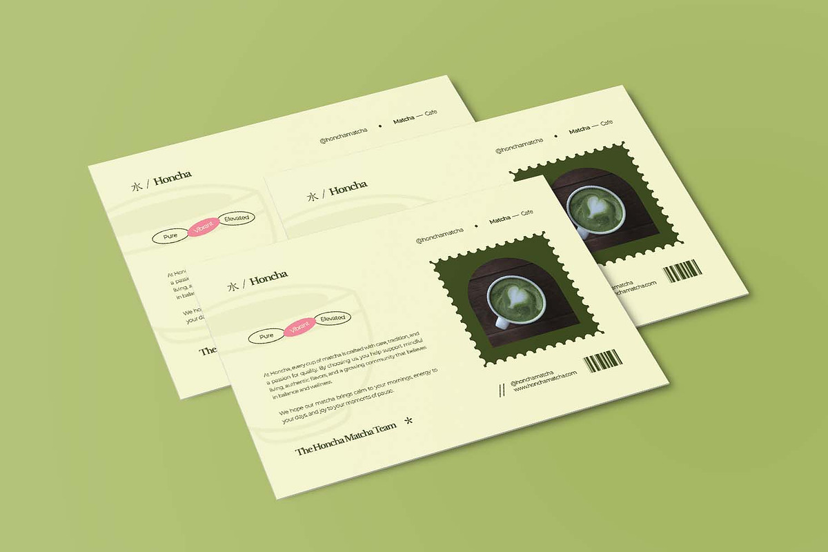 Honcha - Thank You Card, a Card Template by VUNIRA (Photo 2 of 3)