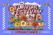 The Flavor Mascot Collection, a Food Illustration by The Native Saint Club (Thumbnail 1 of 9)