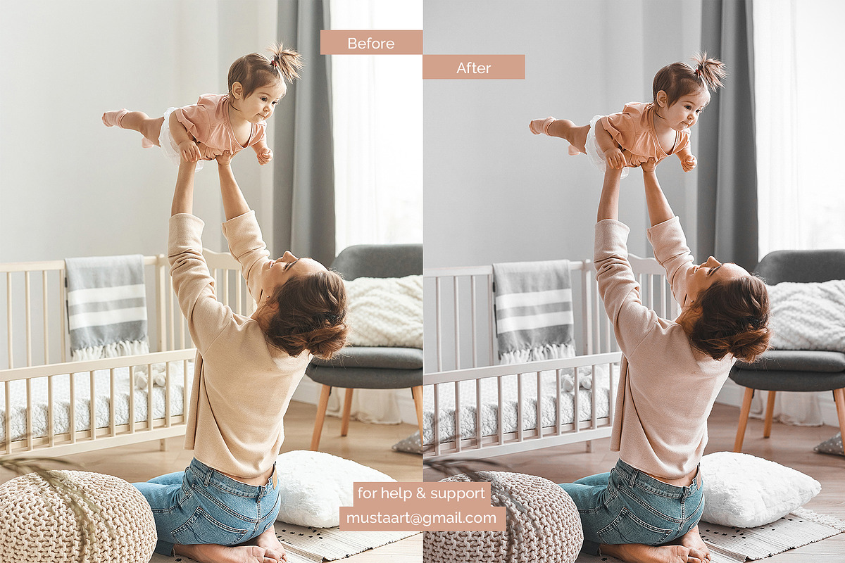 Peachy Mood - Camera Raw & Lightroom, an Action Add-On by MustaART (Photo 2 of 9)