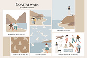 coastal landscape creator clipart, a Person Illustration by LyubovZaytseva (Thumbnail 2 of 18)