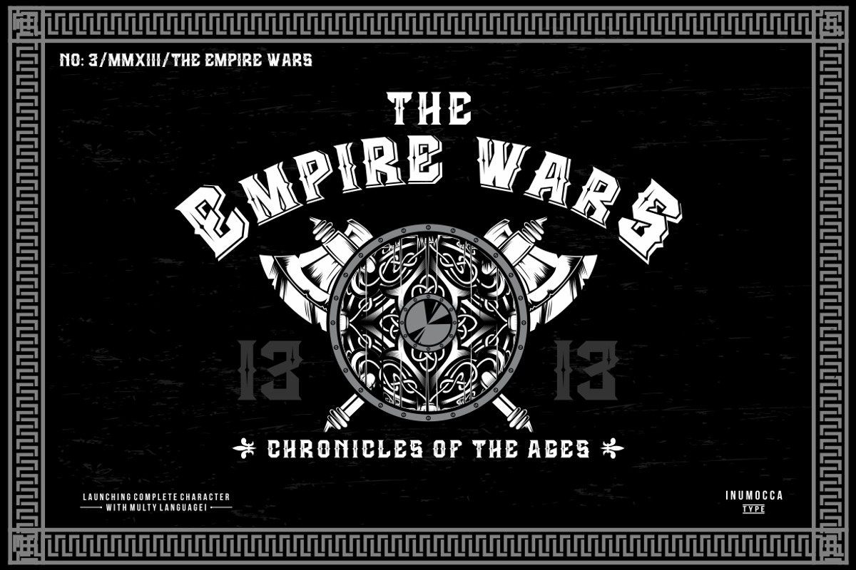 The Empire Wars (family font) preview 2
