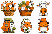 Whimsical Easter Clipart Bundle, an Illustration by Libby Wishes (Thumbnail 4 of 7)