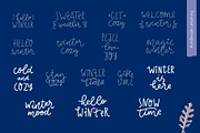 Cozy Winter. Clipart, pattern set, an Illustration by Mariart_i (Thumbnail 3 of 6)
