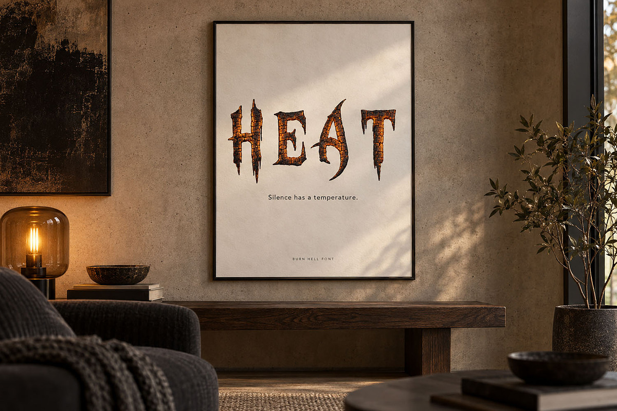 Burn Hell Font, a Blackletter Font by Handmadefont (Photo 6 of 15)